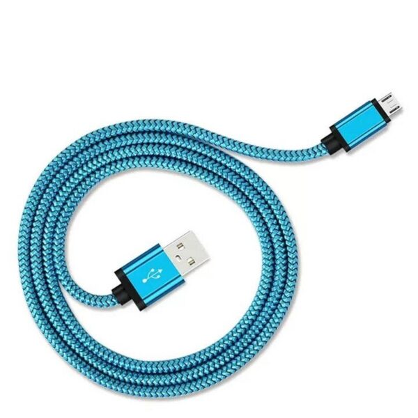 Nylon Woven Braided  Android Charging Cable - Image 2