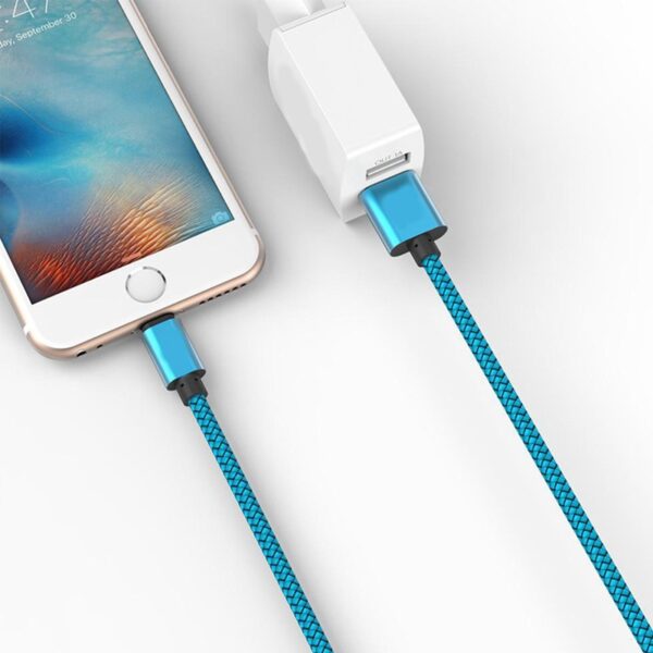 Nylon Woven Braided  Android Charging Cable - Image 3