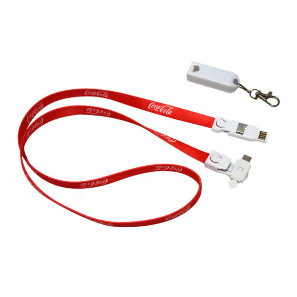 3-in-1 Lanyard Cell Phone Charging Cable - Image 5