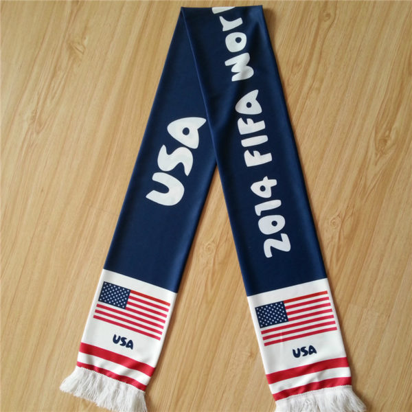 World Cup Polyester Scarf with Full Color Imprint