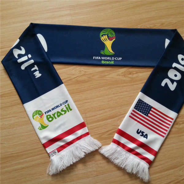 World Cup Polyester Scarf with Full Color Imprint