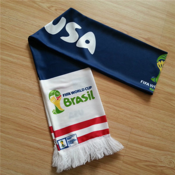 World Cup Polyester Scarf with Full Color Imprint