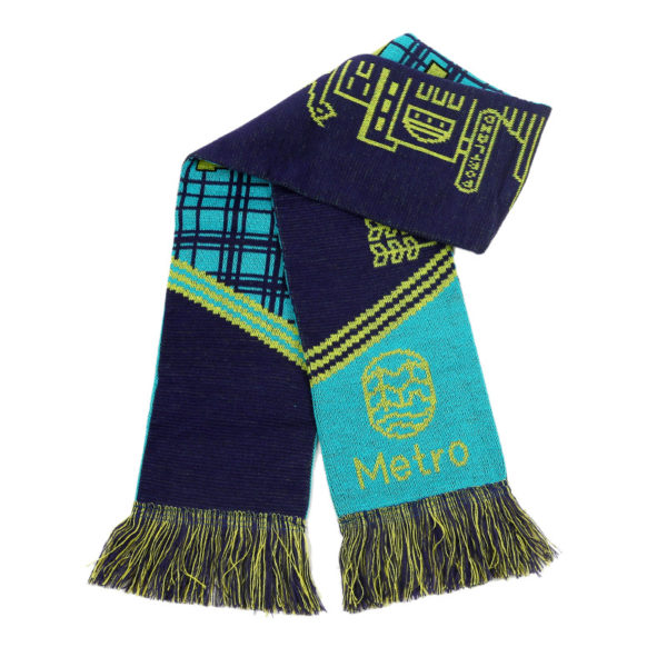 Pantone Matched Jacquard Stadium Scarf