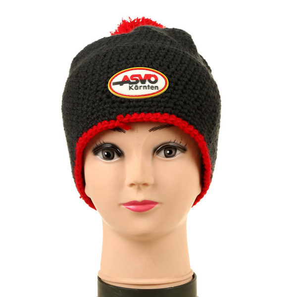 Jacquard Pom Beanie With Top Ball