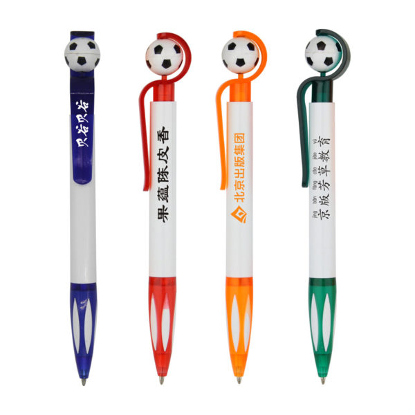 Soccer Top Click Ball Point Pen