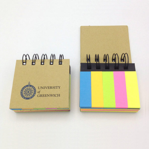 Double Coil Pocket Sticky Notes