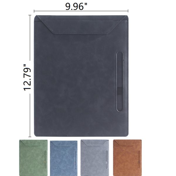 Customized Magnetic PU Leather Clipboard Writing Pad