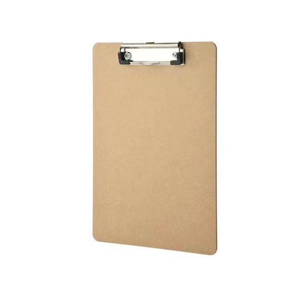 Wood Clipboards-A4 Size With Retractable Hanging Loop