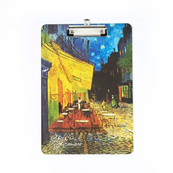 Full color-Wooden Clipboard With Clip