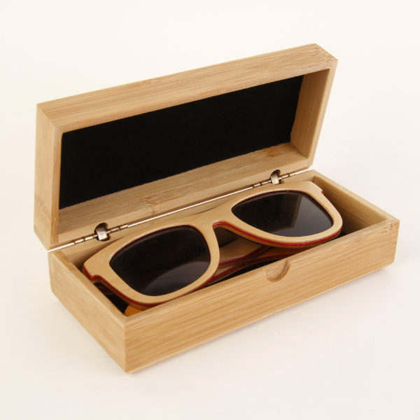 Bamboo Wood Sunglasses with Case