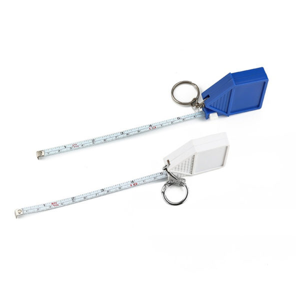 House Shaped Mini Tape Measurer Keychain