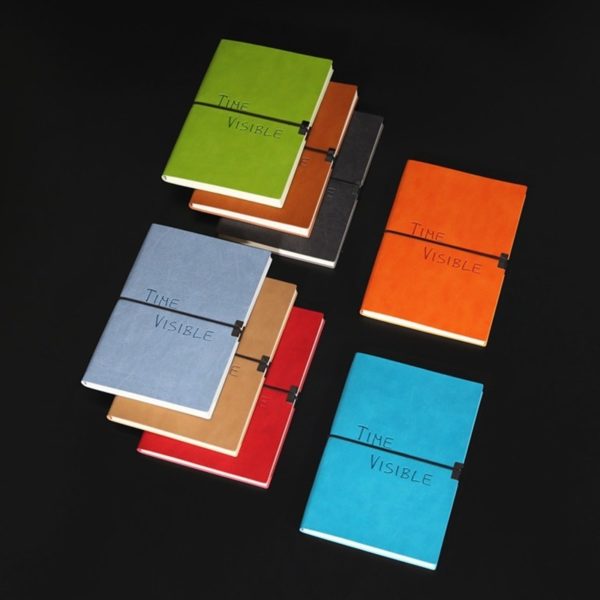 Fresh Elasticated Office A5 Notebook in Solid Colour