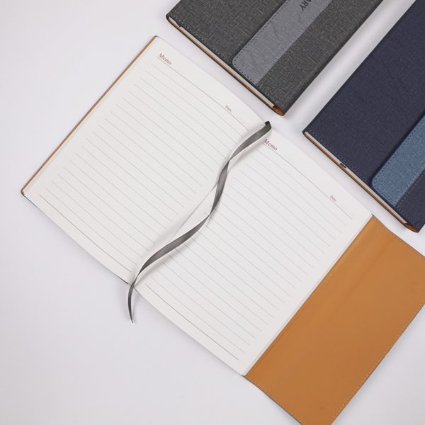 A5 Business Hard-sided Tri-fold Splice Notebook