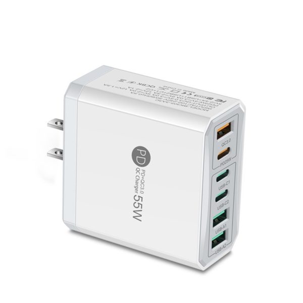 Six-port 55W Travel Fast Charger