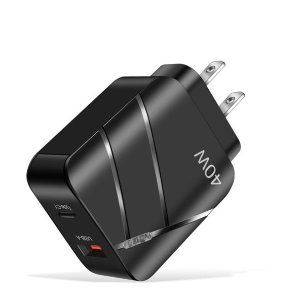 Portable PD40W Dual-port Fast Charger