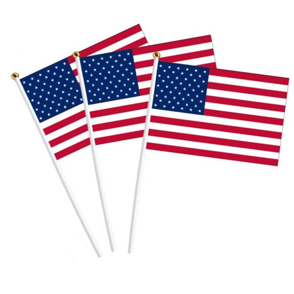 U.S. Presidential Campaign Hand-waved Flag