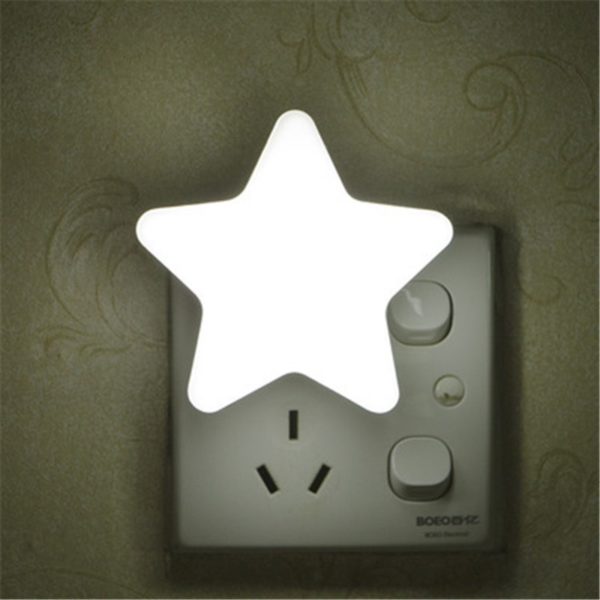 Star Shape Smart Light Sensor LED Bedside Lamp