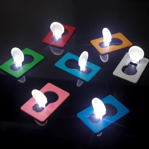 LED Creative Colourful Mini Portable Card Light