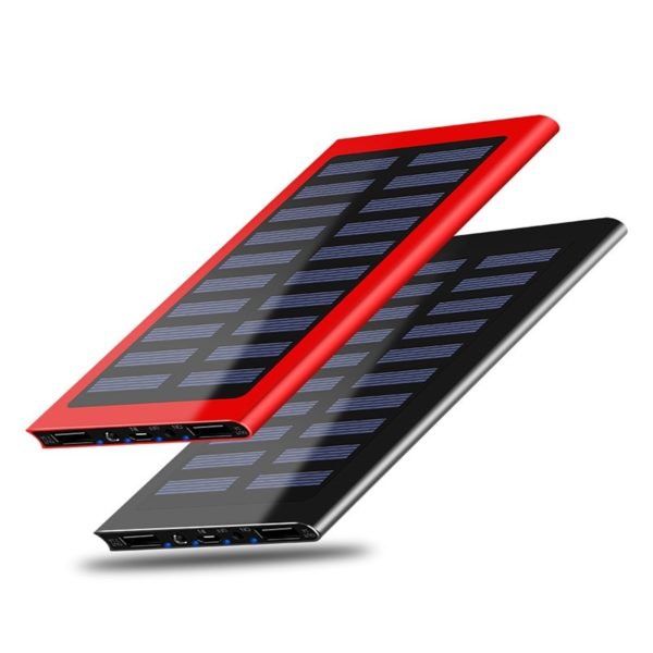 Mini Slim Solar Power Bank 10,000mAh