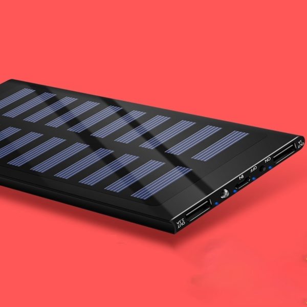 Mini Slim Solar Power Bank 10,000mAh