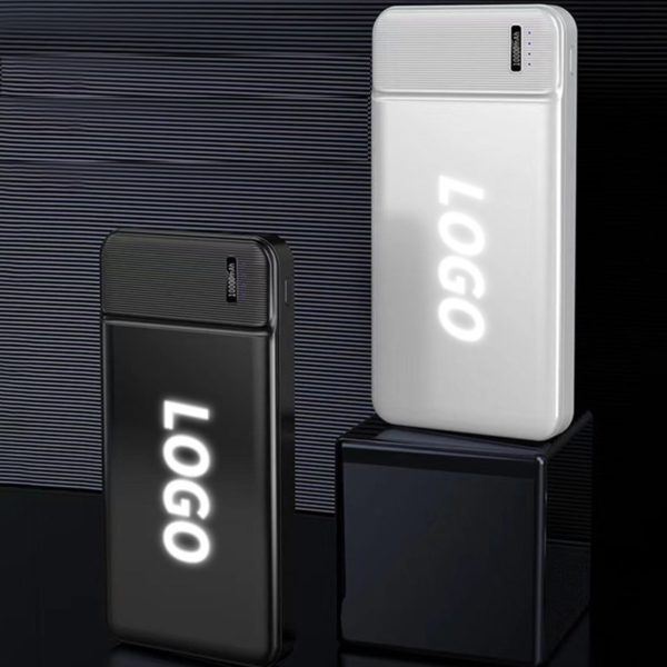 Slim Luminous LOGO Power Bank 10,000mAh