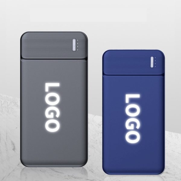 Slim Luminous LOGO Power Bank 10,000mAh