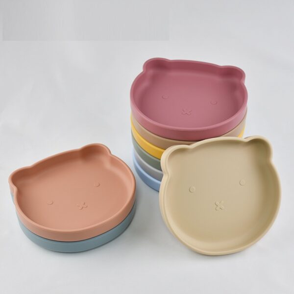 Food Grade Silicone Bear Plate