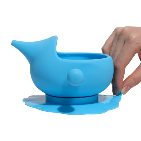 Baby Silicone 2-in-1 Functional Food Bowl