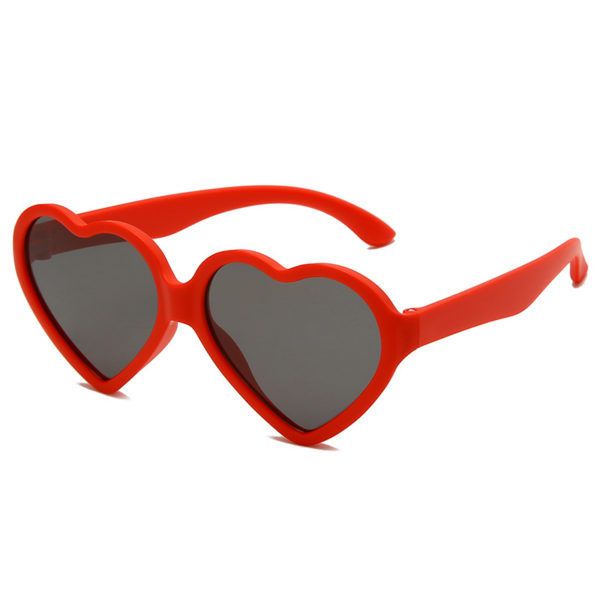 Heart Shape Silicone Sunglasses for Kids