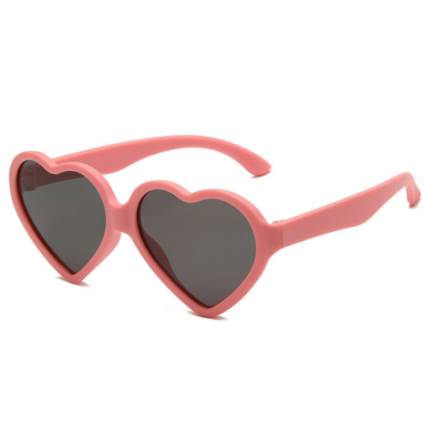 Heart Shape Silicone Sunglasses for Kids