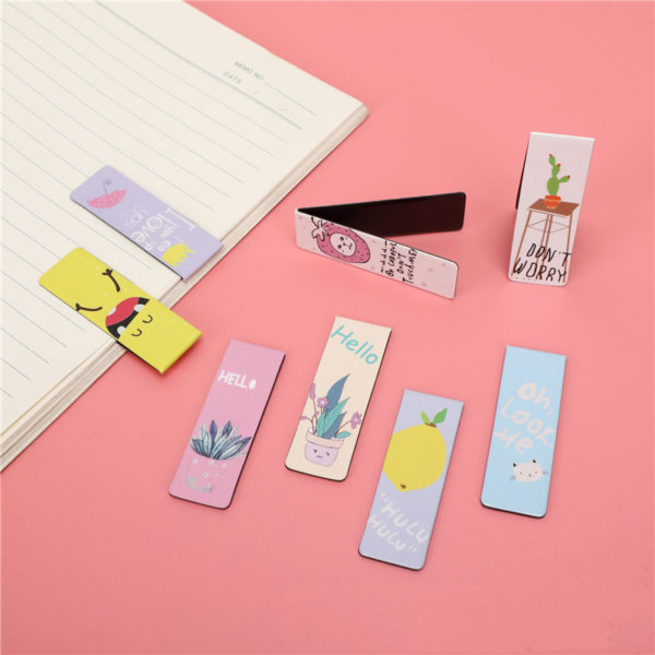 Cute Magnetic Bookmarks Page Clip Fun Book Marks