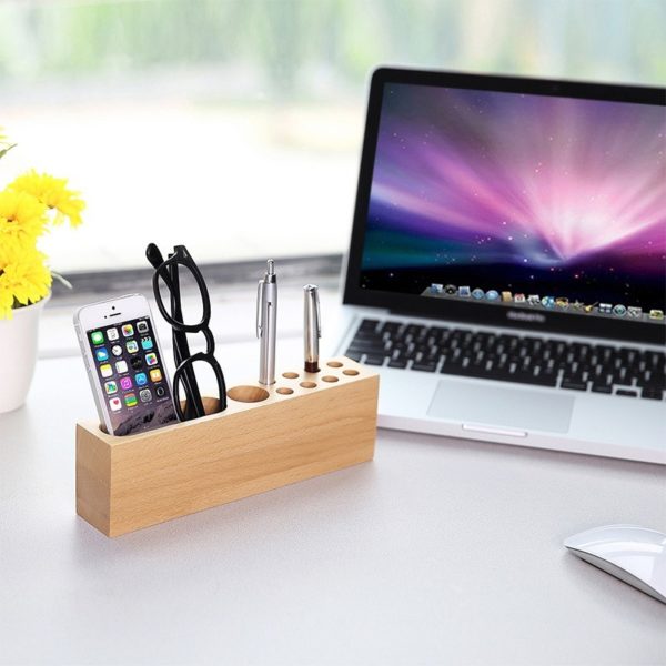 Multi-functional Cell Phone Stand W/Pen Storage Hole