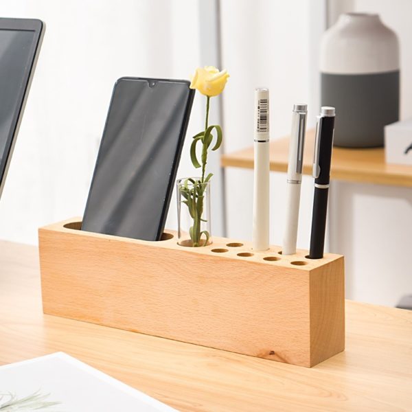 Multi-functional Cell Phone Stand W/Pen Storage Hole