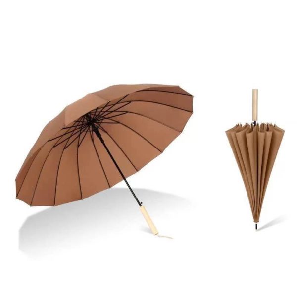 Long Wooden Handle Umbrella