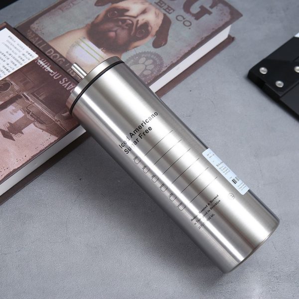 New Large Capacity Stainless Steel Bottle Iced Americano Tumbler