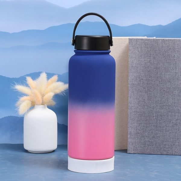 20oz Sports Tumbler with Carrying Handle Vacuum Gradient