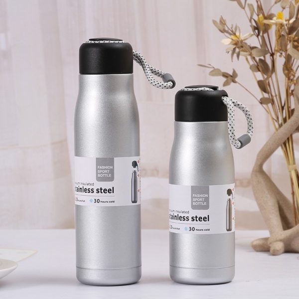 Double Layer Car Tumbler with Carrying Strap