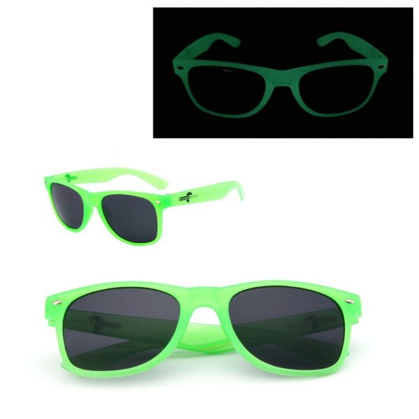 Classic Neon Rubberized Sunglasses