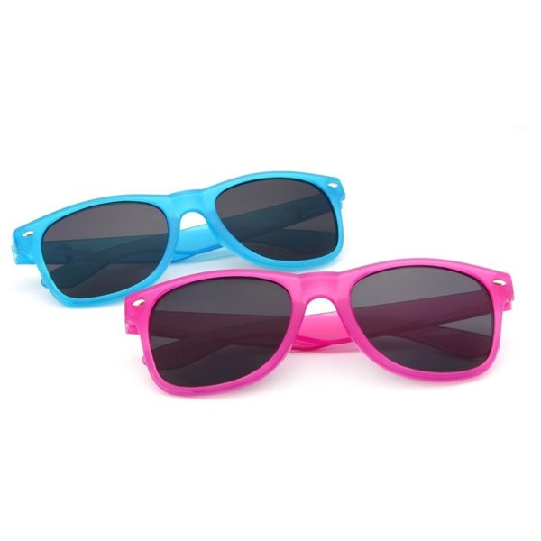 Classic Neon Rubberized Sunglasses