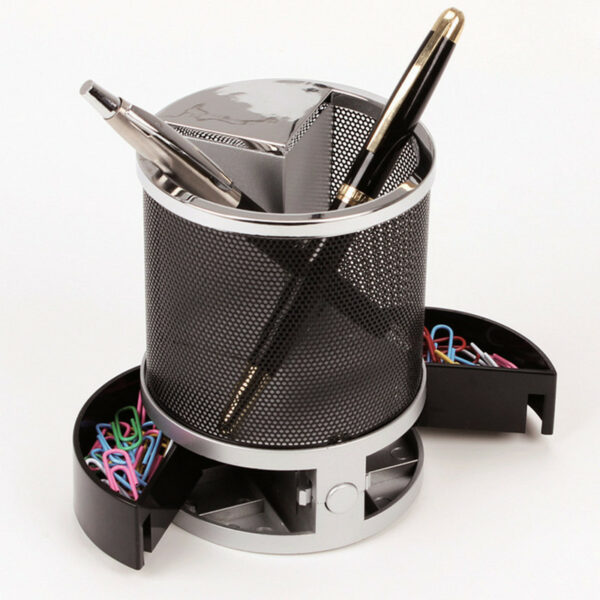 Customized Creative Electronic Pen Holder with Clock