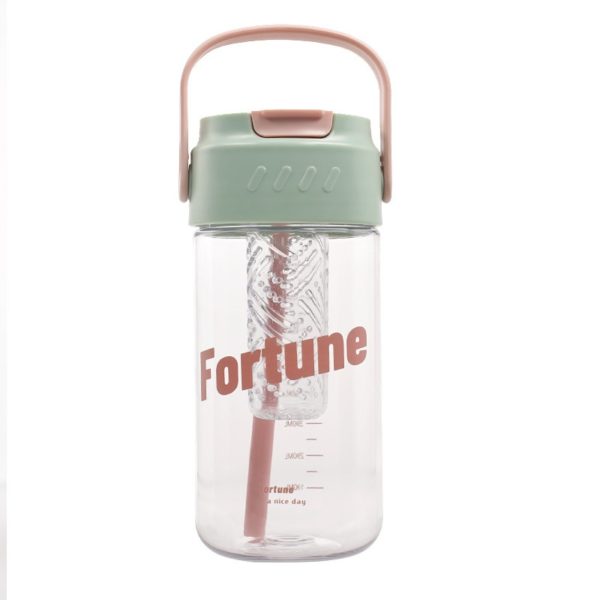 20 oz Portable Handheld Bottle with Straw