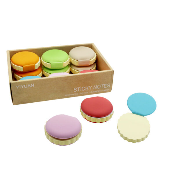 Personalized Macaron Shaped Sticky Notes