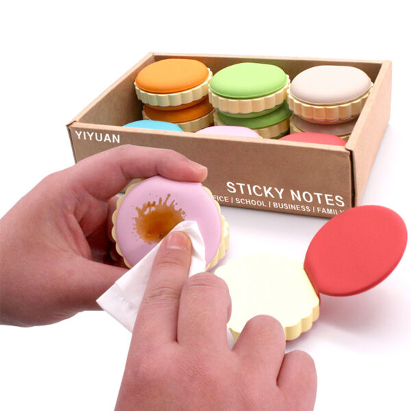 Personalized Macaron Shaped Sticky Notes