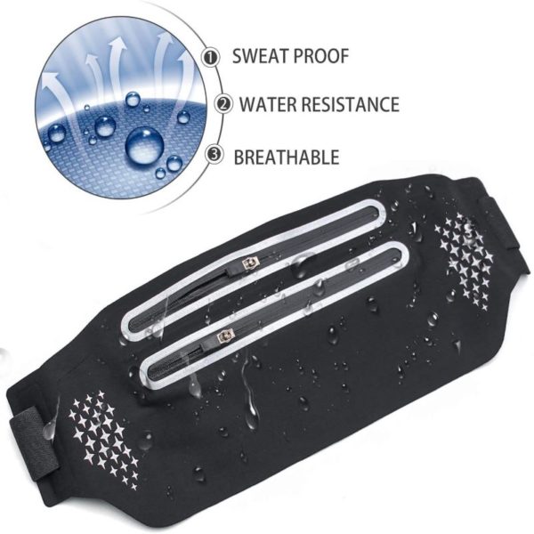 Multifunctional Elastic Breathable Fanny Pack Waist Bag