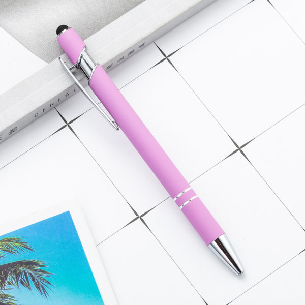 Memo Ballpoint Stylus Pen with Clip