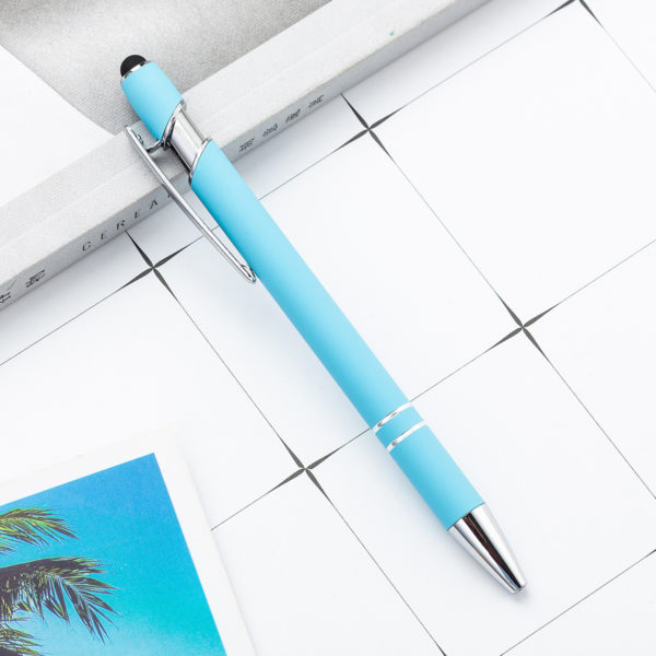 Memo Ballpoint Stylus Pen with Clip