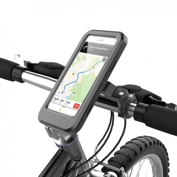 Cycling Touchable Telescopic Handlebar Waterproof Phone Holder