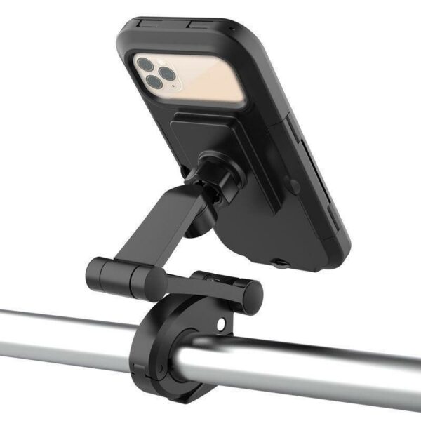 Cycling Touchable Telescopic Handlebar Waterproof Phone Holder