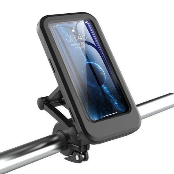 Cycling Touchable Telescopic Handlebar Waterproof Phone Holder