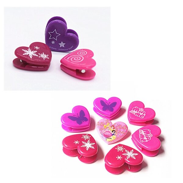 Plastic Heart Shade Clip